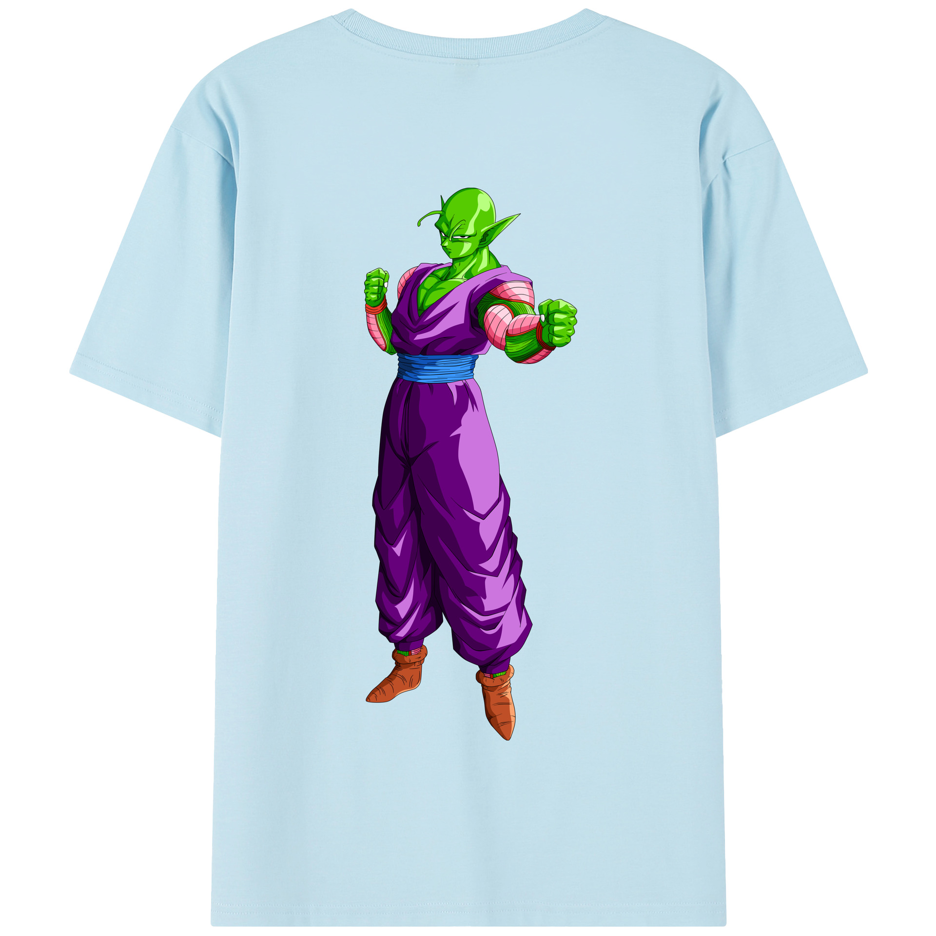 （画像用） ドラゴンボール ピッコロ DRAGON BALL Piccolo 綿100％半袖Tシャツ（背面プリント）